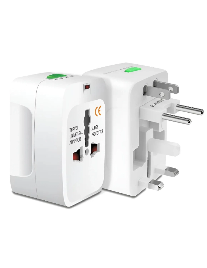 Ficha adaptador viajero internacional todo en uno Keffy